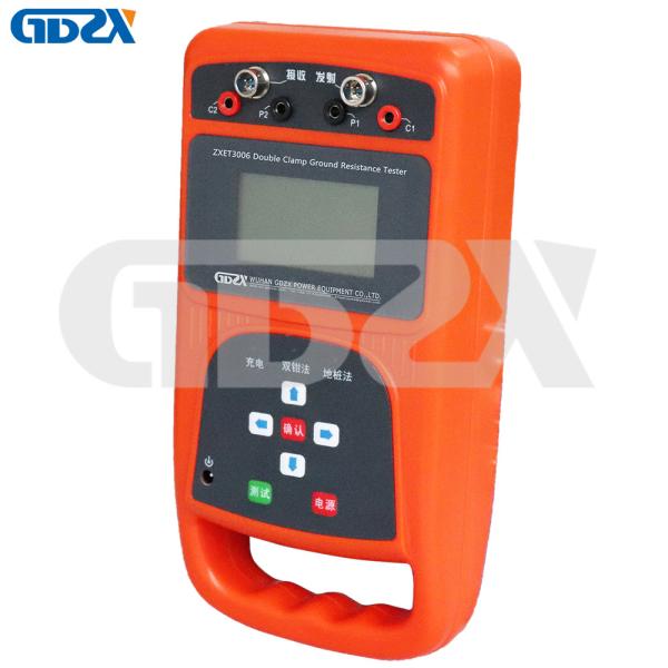 Quality ZXET3006 Double Clamp Grounding Resistance Tester With Non Contact Measurement Technology for sale