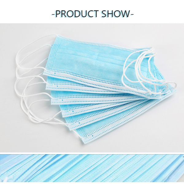 Personal Safety Antibacterial Face Mask Disposable Non Woven Face Mask