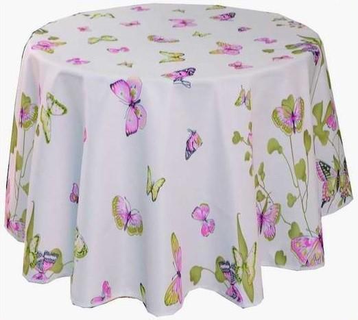 Quality Round Printed Polyester Table Cloth Banquet Polyester Table Cloth for sale