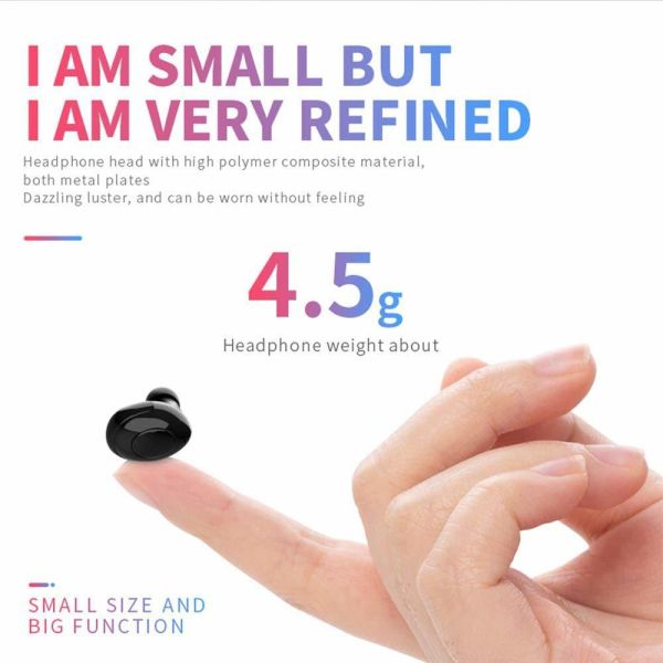 Best Selling Wireless Mini Handsfree Bt5.0 Sports Earbuds LED Digital Display Headphones