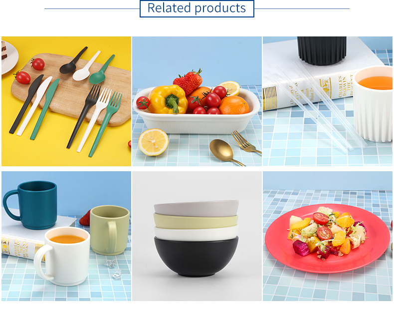 6" Lightweight CPLA Biodegradable Tableware For Birthday Party