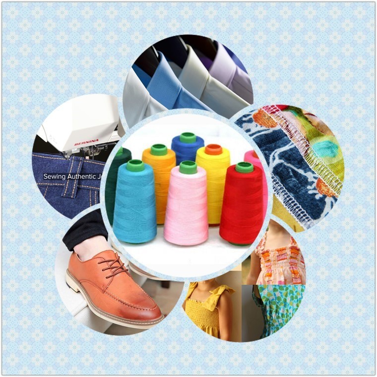 5000 Yards 40s/2 50s/2 60s/2 Overlocking Sewing Thread 100% Polyester Thread