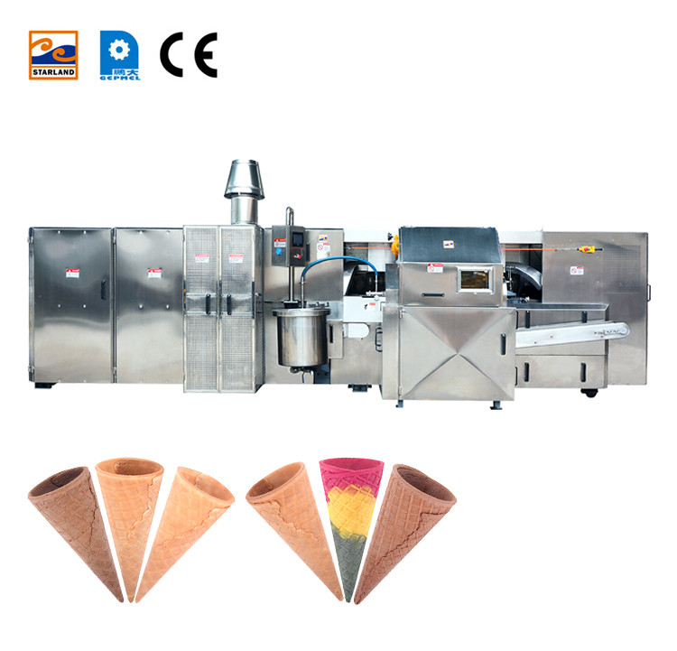 39 Bake Templates Rolled Sugar Cone Production Line Automatic