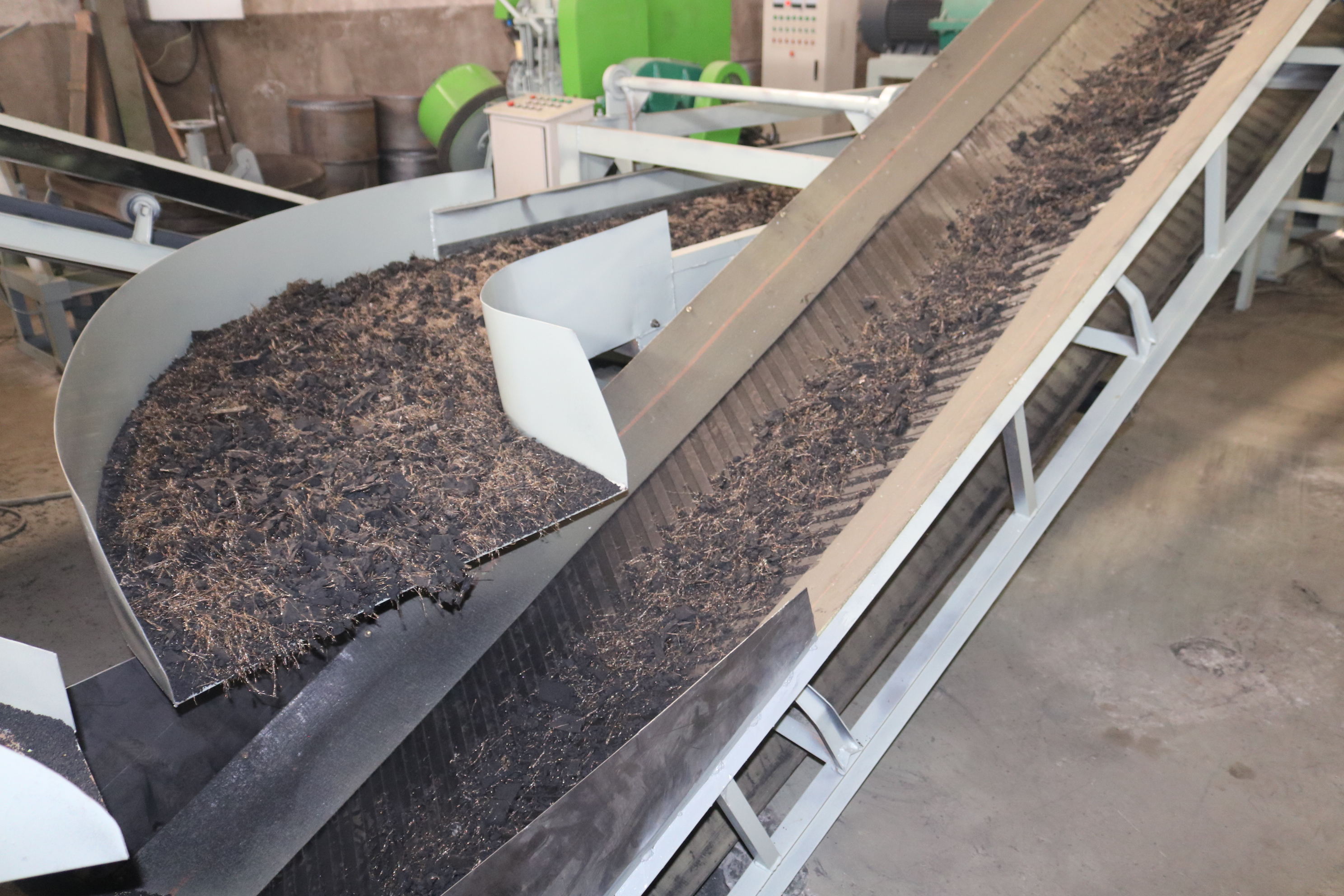 Rubber Cutting Machine Automatic Waste Tire Recycling Machine Tyre Strip Making Machine
