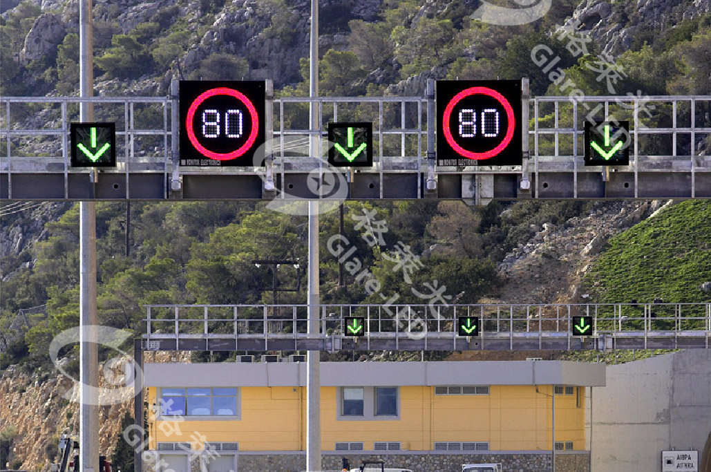 3906 Dot / m2 Pixel Density Traffic Road LED Speed Limit Sign Display Board for Roads