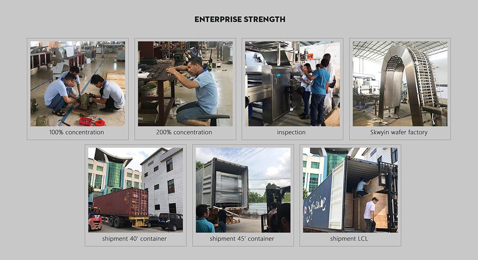 80kg/H To 200kg/H 27Plates Chocolate Wafer Biscuit Production Line