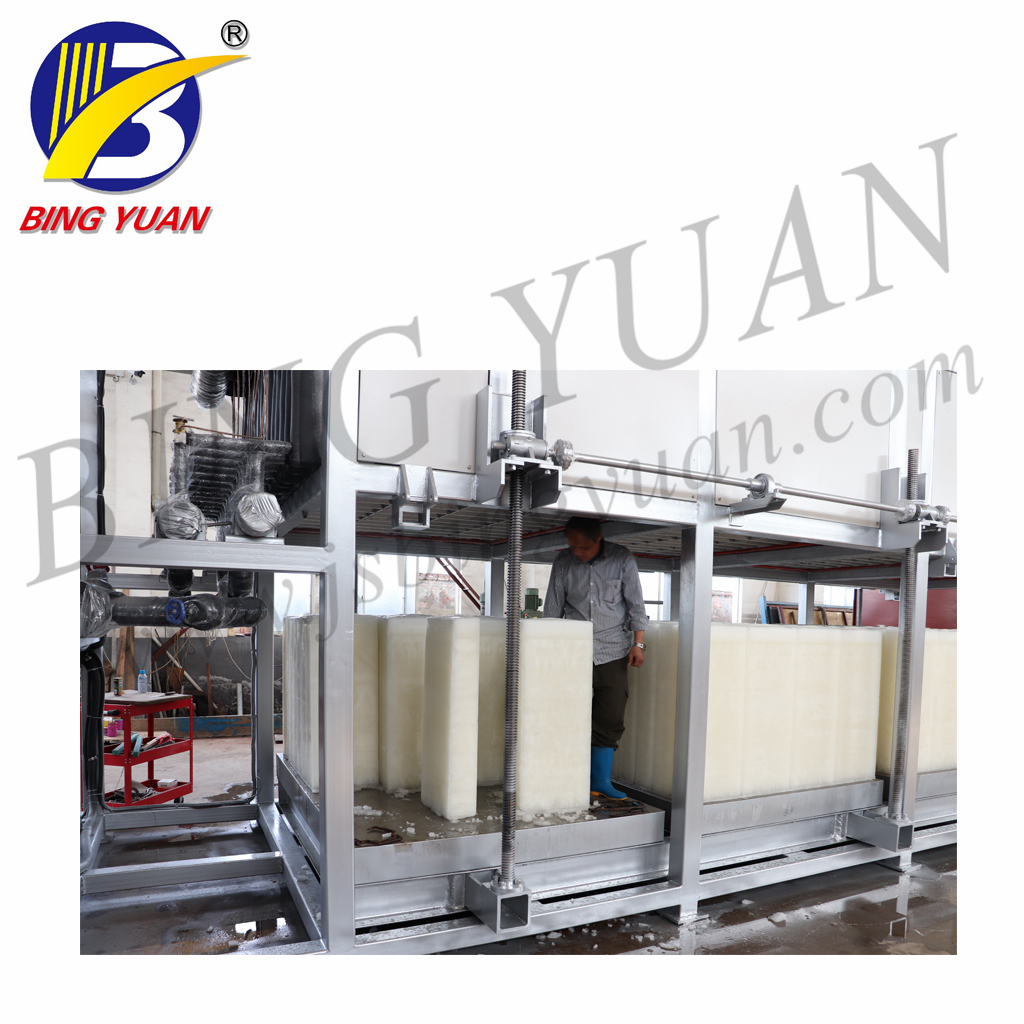 Fresh Keeping Commercial 3T Block Ice Maker Machine , Ice Cube Machine Maker