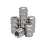 Custom Flat Point Hollow Hexagon Set Screws SS304 Hex Socket Allen Nose Grub