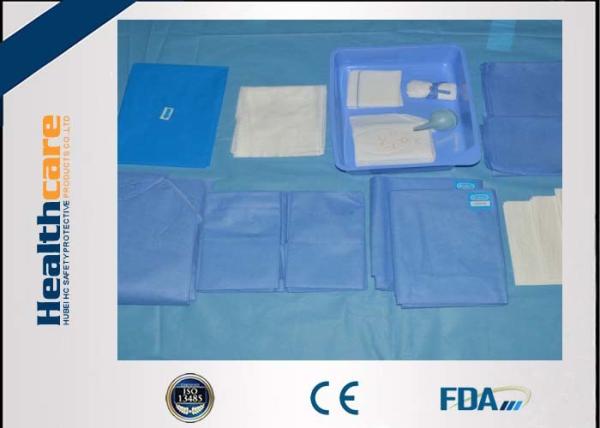 Quality EO Sterilization Disposable Drapes SMS TUR Pack With CE And ISO Certificate for sale