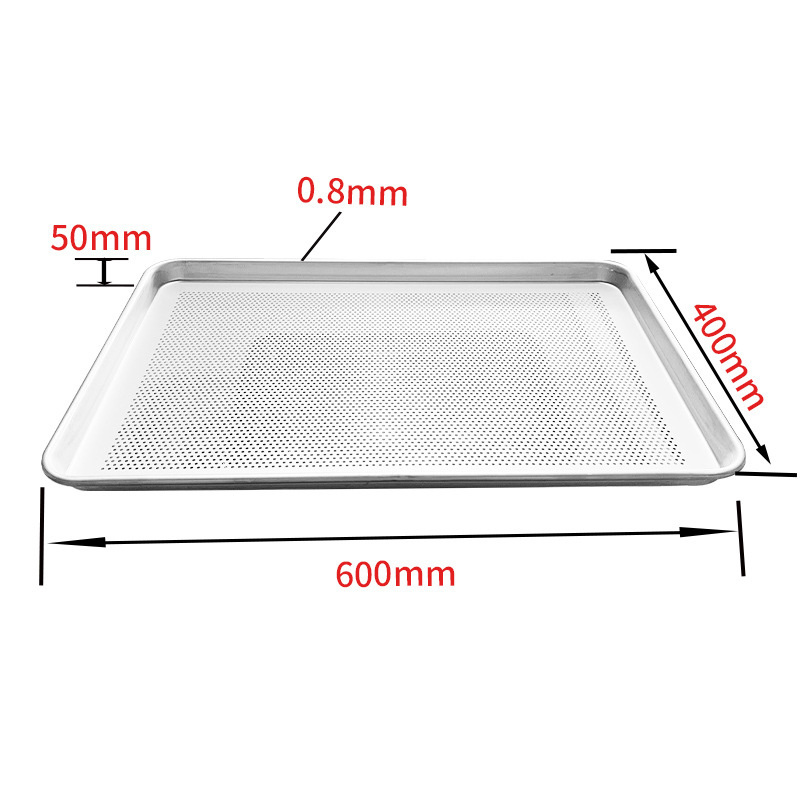 Aluminum Alloy Baking Tray with Punching and Hollow-out Design