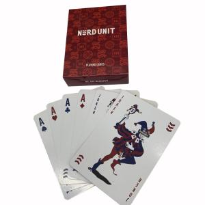 China Customized Matt Varnished Recyclable SGS Paper Printed Playing Cards wholesale