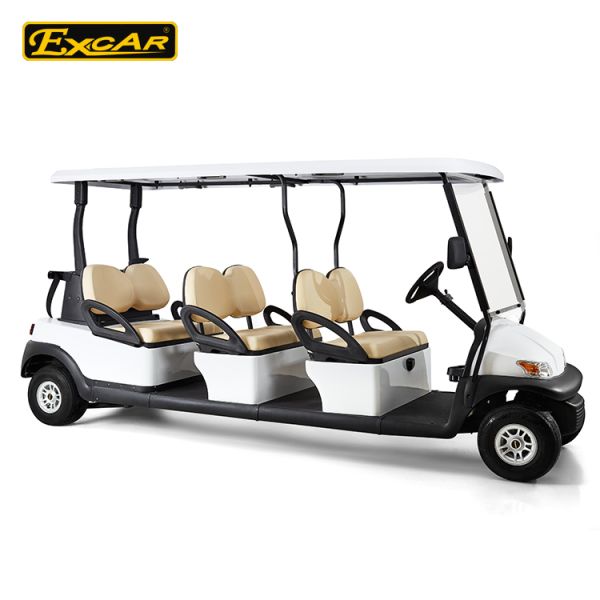Electric Golf Carts with 95 Millimeter Ground Clearance for Stability and Comfortable Ride