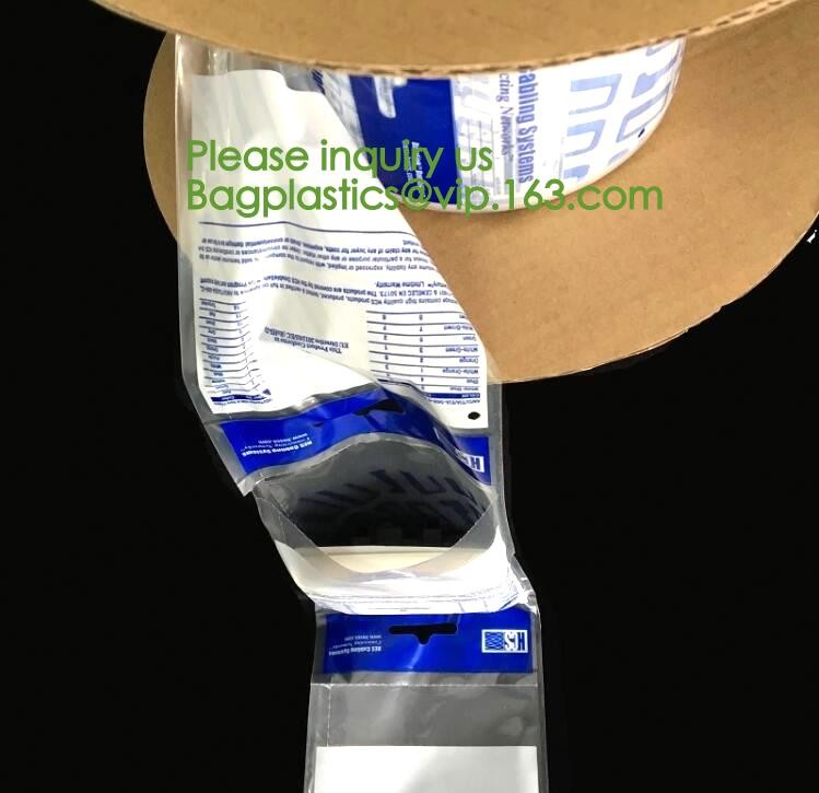 Clear LLDPE Easy Tearing Line Pre-Opened In Roll Bag,Factory Custom Autobag Preopened Polybag On A Roll