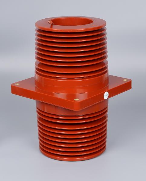 40.5kv Casting Resin Wall Bushing Insulation With Shiled Net Cross Double Copper