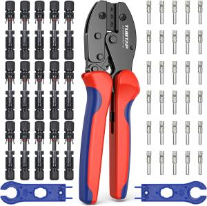 China Practical Ergonomic MC4 Crimping Tool Kit , Portable MC4 Connector Crimping Tool on sale