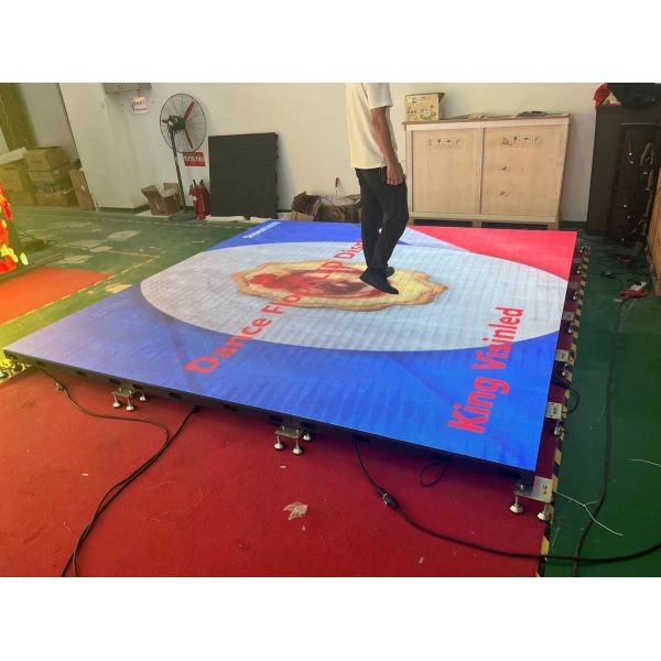 IP65 P3.91 Indoor Full Color Floor LED Display Screen 3d Video Interactive DJ Booth Bar Dance