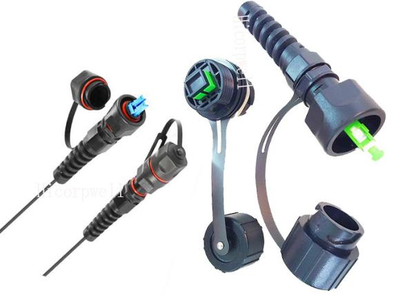 Quality Two / Four Core FO Tactical Cable With ODVA Compliant Plug 4.8mm To 7.0mm OD for sale