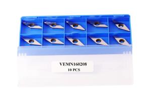 Woodturning Diamond Carbide Cutter Insert Replacement Indexable 10PCS With Round Point