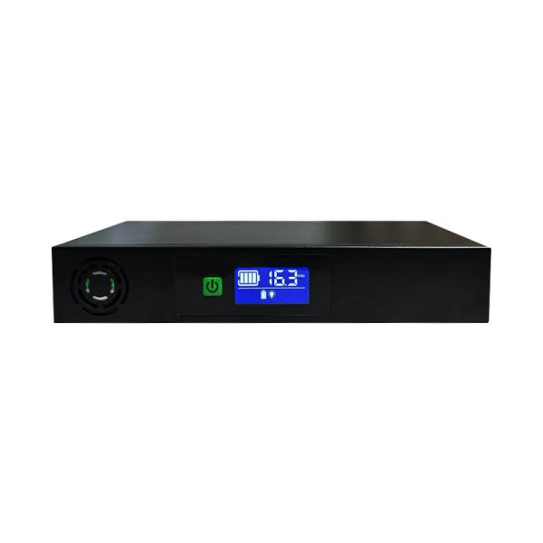 Quality 20000mah Black UPS Backup Power Output POE 15V/24V Mini UPS For Wifi Router 9V for sale