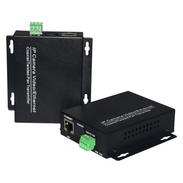 Quality Fast Ethernet PoE Over 2-Wire Extender Ethernet over Coaxial Extender for sale