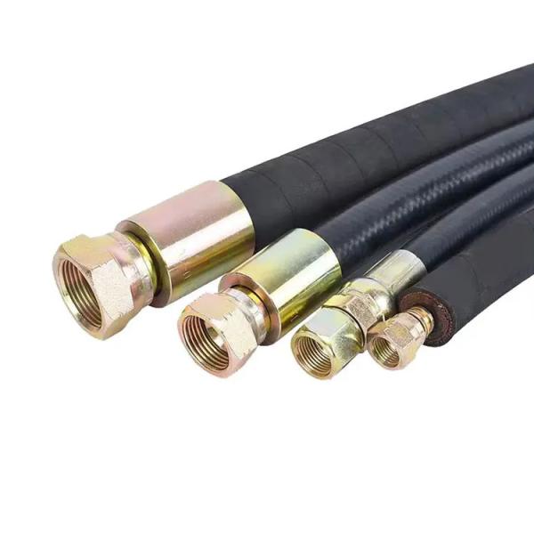 Quality Two Layers Hydraulic Oil Pipe Fittings Braided With Crimping Tool Crimper for sale