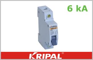 China 4.5KA 6KA Miniature Circuit Breaker 1 Pole 2 Pole 3 Pole 4 Pole 1~63A MCB CURVE:B,C,D wholesale