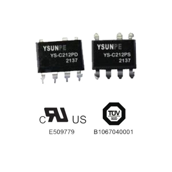 YS-C212PS 1.2A Solid State Relay SOP8 Non Zero Crossing SSR For Fan