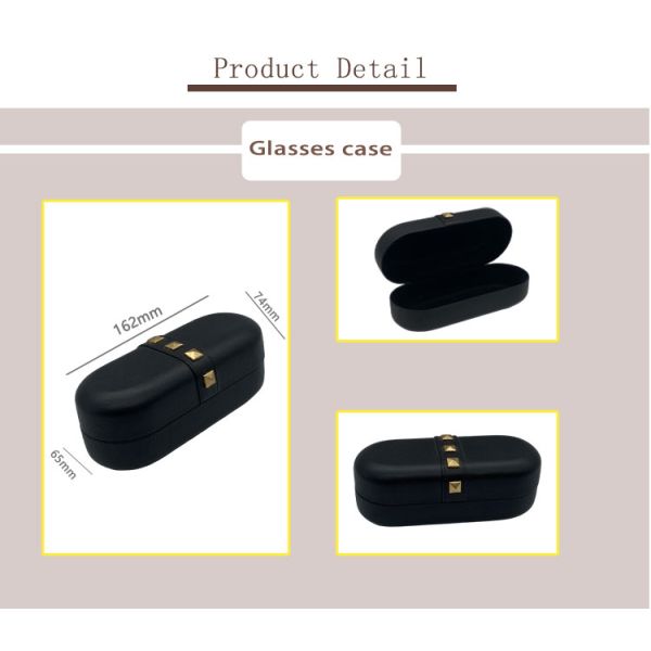 REACH Metal Glasses Case With Rivet Oversized Sunglasses Packaging Boxes Set