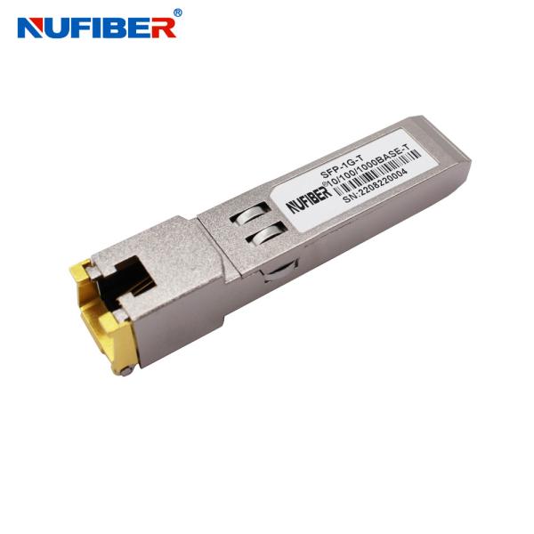 Quality GLC-T Gigabit RJ45 Ethernet Module 10/100/1000M Copper UTP Transceiver 100m for sale