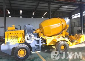 24Volt Self Loading Concrete Mixer Truck  Small Type Design 1.5 Cubic Meters