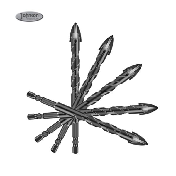 Quick Release Hex Shank Tungsten Carbide Drywall Drill Bit For Glass Metal