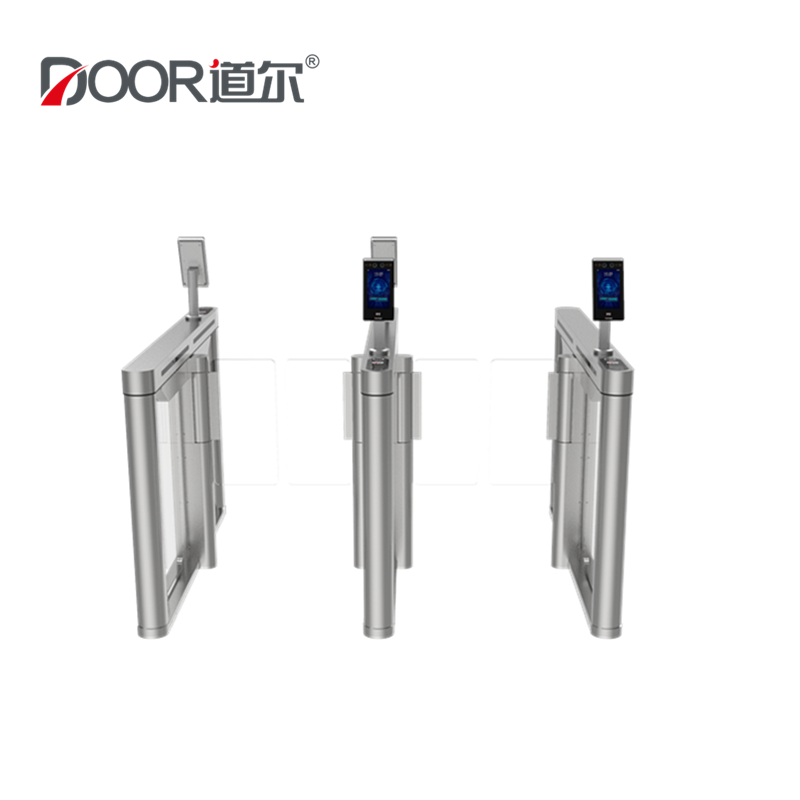 2 Channels Pedestrian Swing Gate Turnstile With Face Recognition