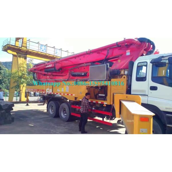 High Cost Effective 30m SANY new truck mounted concrete pump sale with 120m³/h Output SYM5190THBDZ
