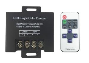 China RF Wireless Remote DC12-24V Knob LED Controller Dimmer With Max Power 300W Brightness Adjustment Switch wholesale