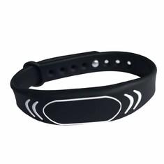 Quality MIFERE RFID Wristband Waterproof Silicone Flexible Reusable For Access Control for sale
