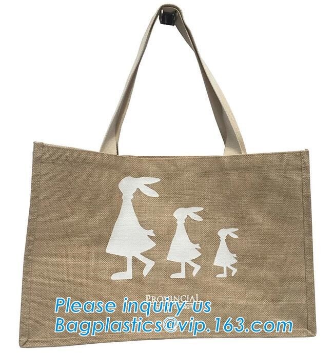 JUTE STORAGE BASKET WITH COTTON ROPE HANDLES,Burlap fabric jute toy storage basket for home storage organization bagease