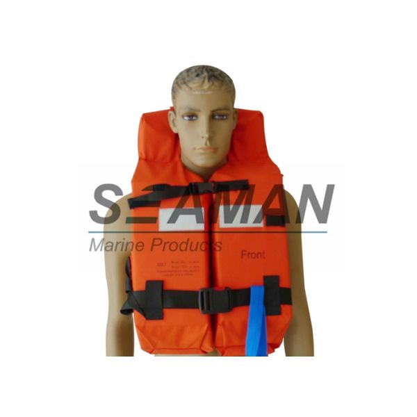 Adult 150N Foam Foldable SOLAS Marine Life Jacket Lifevest For Navy , Offshore