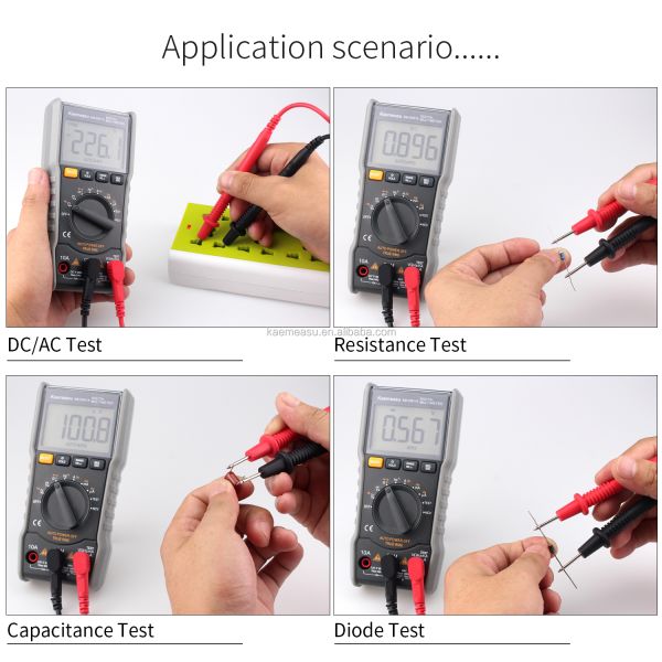 6000 Counts DC/AC Capacitance Resistance NCV T-RMS Live Wire/Naught wire Measurement Digital Multimeter