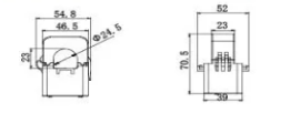 Class 0.5 Split Core Current Sensor 50/60Hz AKH-0.66/K-Φ Series