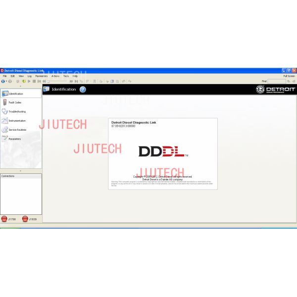 Heavy Duty Diagnostic Scanner Tool Detroit Diesel Dddl 7.09 For Servicing Detroit Diesel’s 2007 Ddec Vi Equipped Engine
