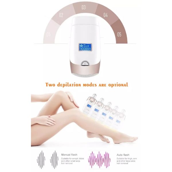 Skin Rejuvenation 100V 240V 900nm Laser Hair Removal Handset