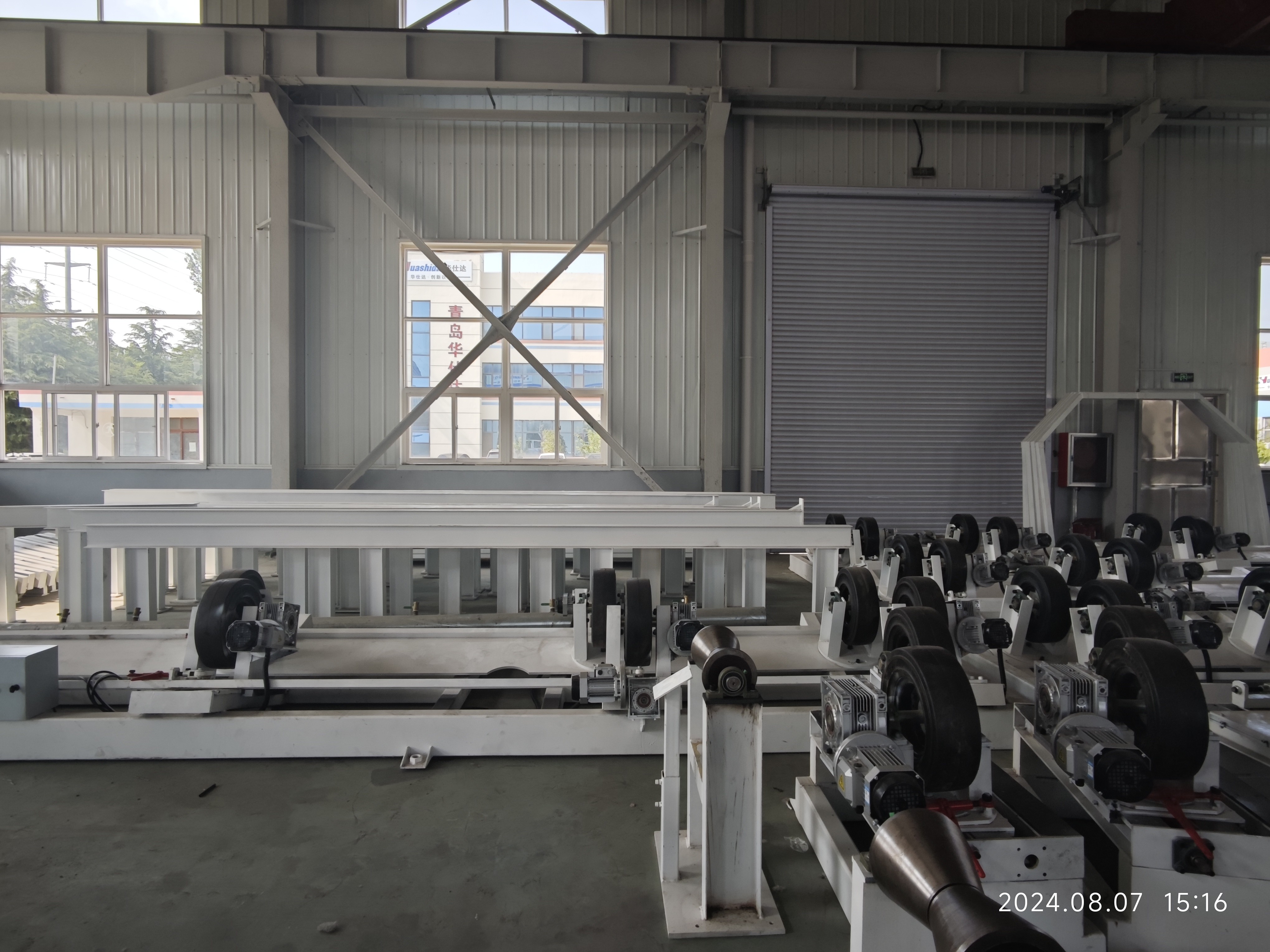 Three-Layer Polyethylene Steel Pipe Liquid Coating Blasting anti-corrosion pipe Line Machinery