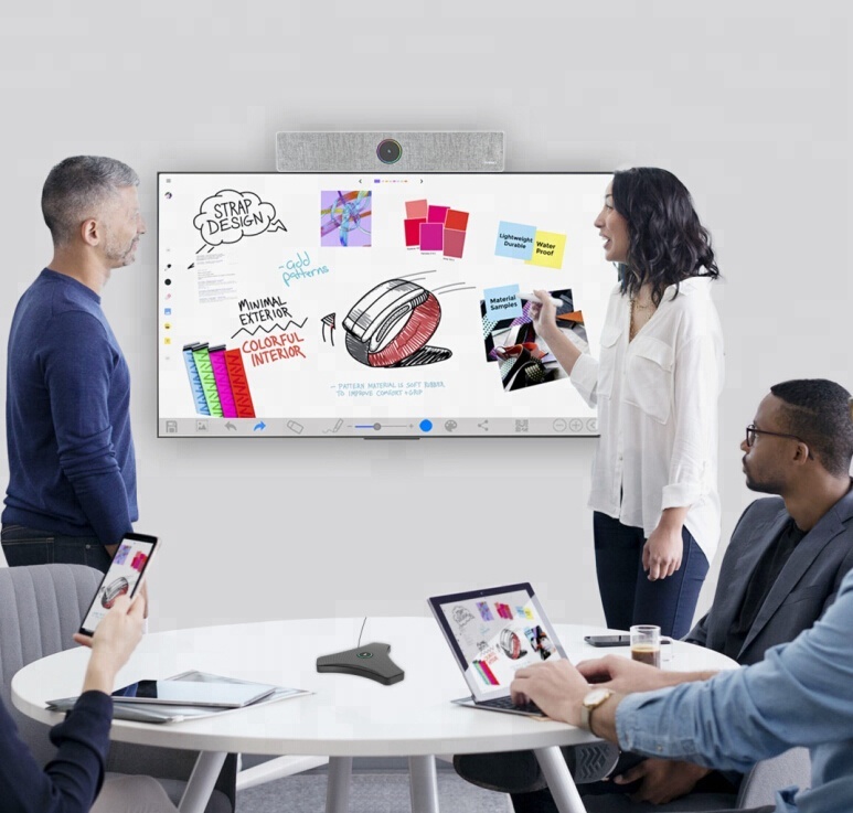 Windows video conferencing endpoint OEM/ ODM acceptable Conference camera 4k resolution microphone speaker functions