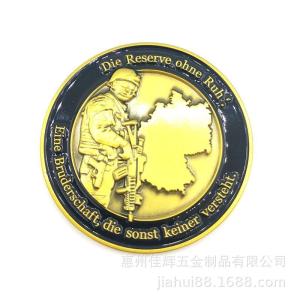 China Double Sided Processing Zinc Alloy Die Casting Commemorative Coins wholesale