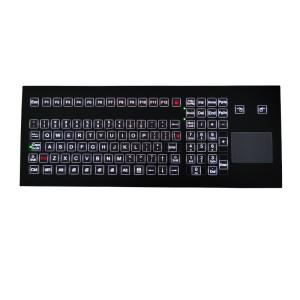 China 108 Keys Ruggedized Industrial Membrane Keyboard OMRON Switch Technology With Backlight wholesale