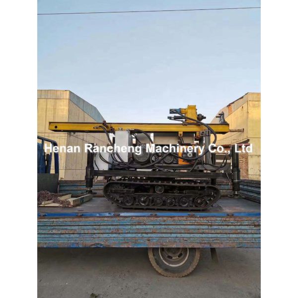 50m Depth Engineering Drilling Rig Electric Motor Crawler Mounted Drilling Rig
