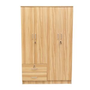 China Simple Wood Panel Furniture Bedroom Clothes Wardrobe Customized wholesale