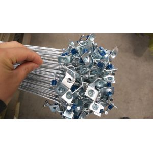 Suspend Ceiling System 12GAX12FT Zinc Coated Pre-Tied Hanger Wire