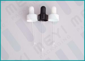 China White / Black Color Plastic Eye Dropper Pipette 20/400 For E-Liquid Bottles wholesale