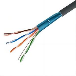 China RJ45 Connector Type Category 5e Ethernet Cable with PVC Jacket Material wholesale